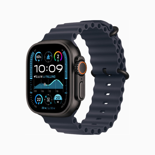 Apple Watch Ultra 2 GPS + Cellular 49mm Black Titanium Case w. Navy Ocean Band (MYTC3+MYPD3) б/у